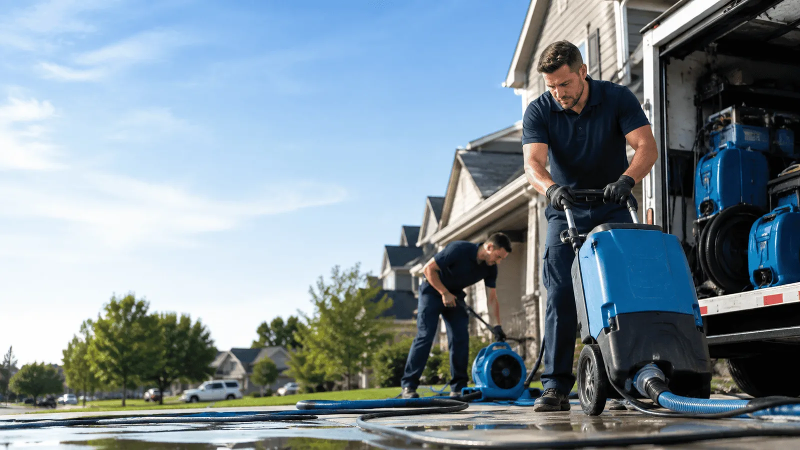 Dehumidification being performed in Woodville, WI